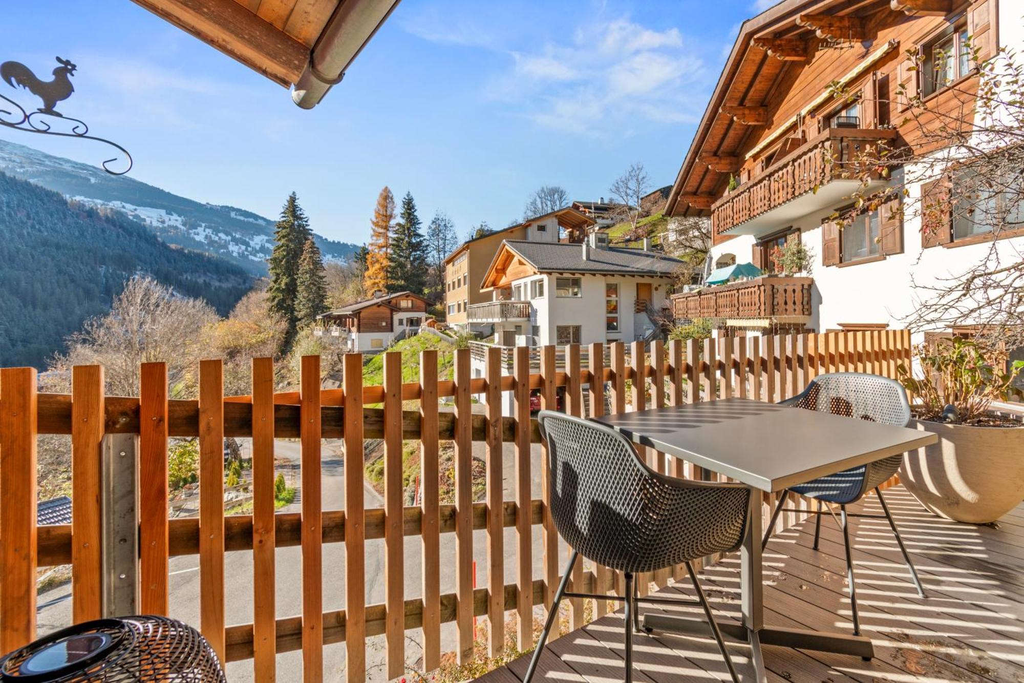 Gemuetliches Chalet Mit Privater Sauna Und Schoener Aussicht Küblis Dış mekan fotoğraf