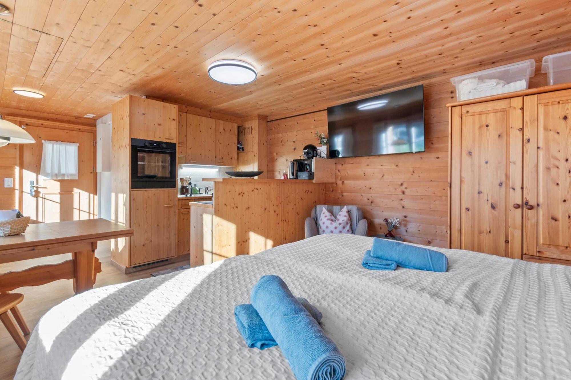 Gemuetliches Chalet Mit Privater Sauna Und Schoener Aussicht Küblis Dış mekan fotoğraf