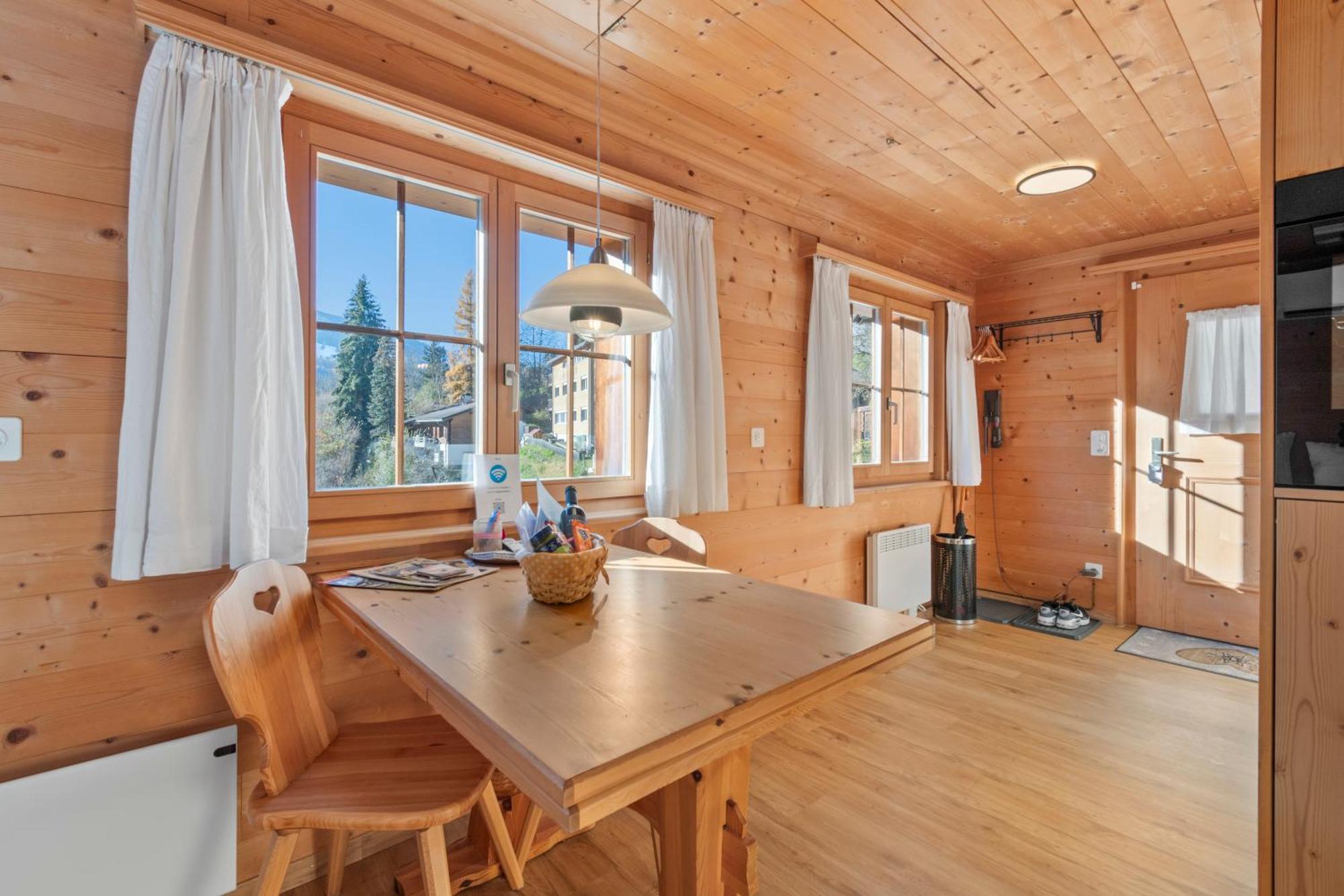 Gemuetliches Chalet Mit Privater Sauna Und Schoener Aussicht Küblis Dış mekan fotoğraf